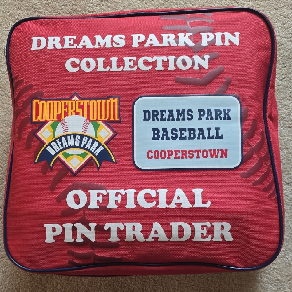 Dreams Park Pin Collection Official Pin Trader Bag - Red